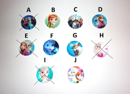 Záchytný klip ledové království - výběr z motivů